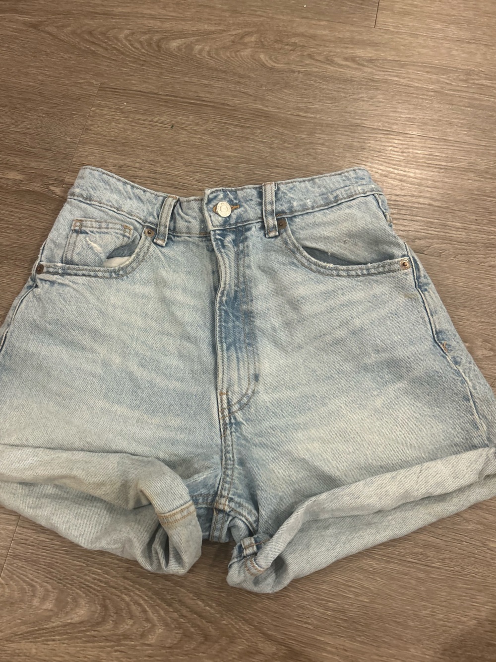 ZARA Pale Blue Women's Denim Jeans - Classic Light Wash